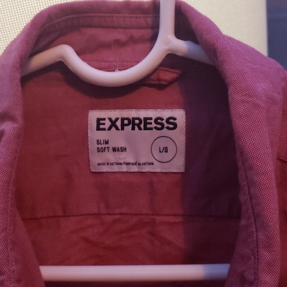 Express Mens Long Sleeve Buttom Up. - Picture 2 of 2